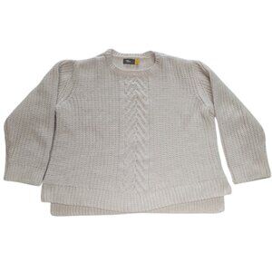 Rumi & Ryder Oversized Cable Knit Sweater Cream Youth L(12–14) / Fits Women S